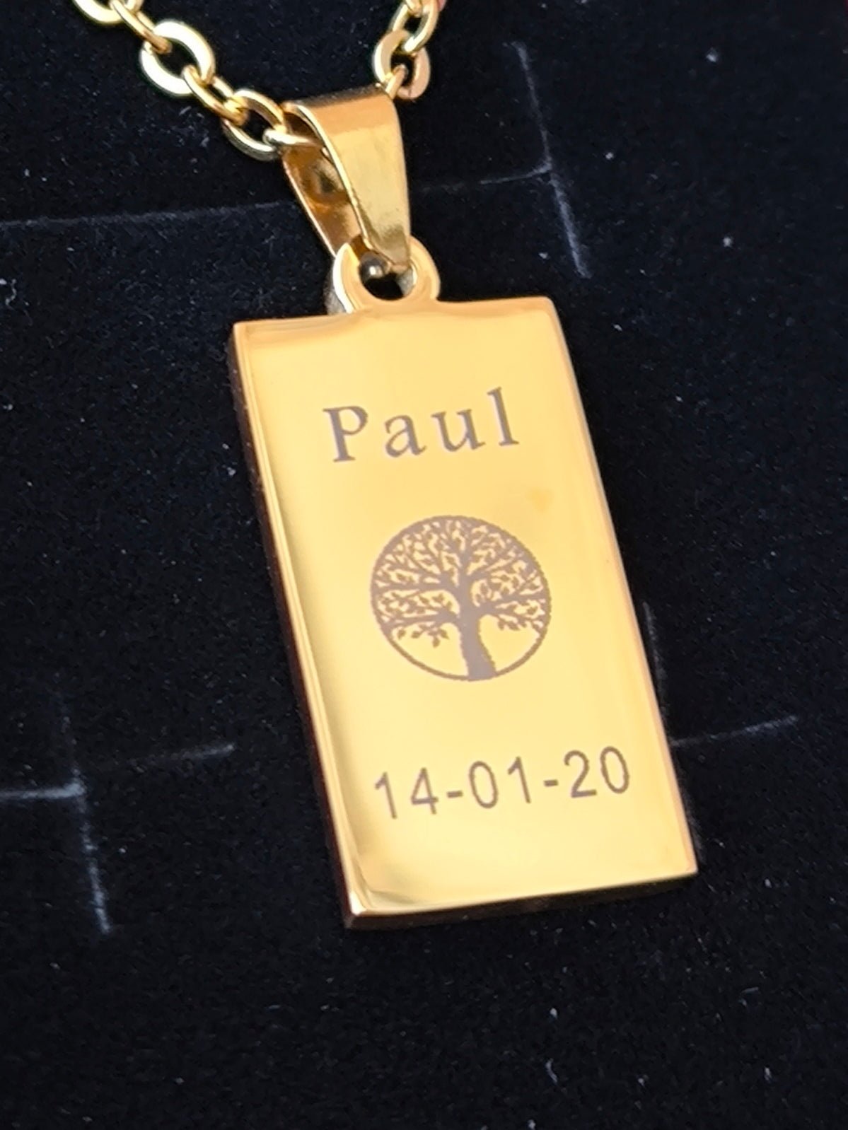 le pendentif lingot arbre de vie