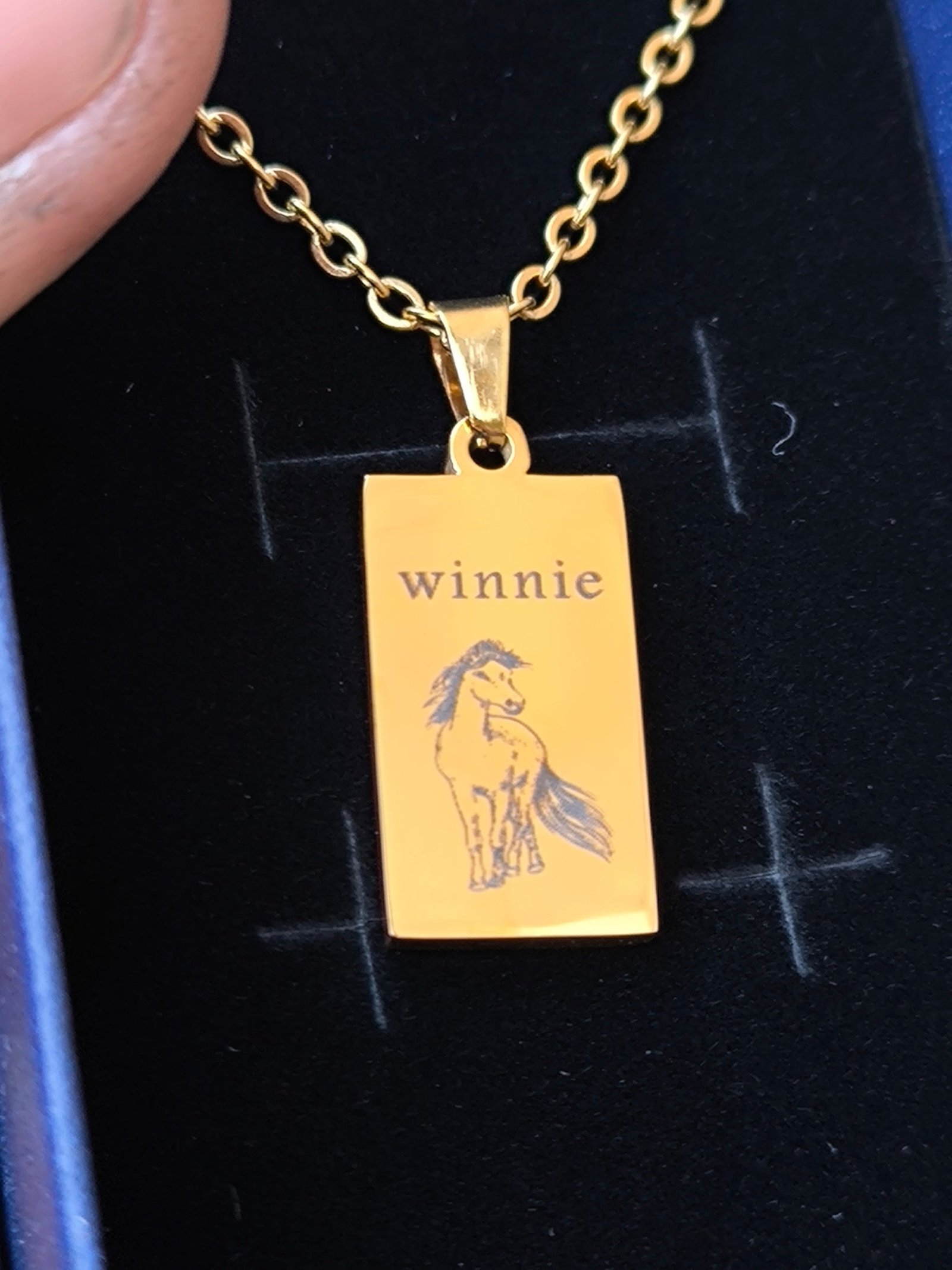 le pendentif lingot cheval