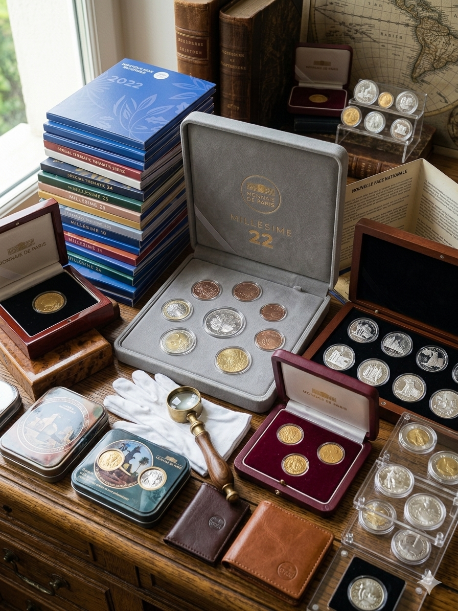 Les coffrets et monnaie de collection