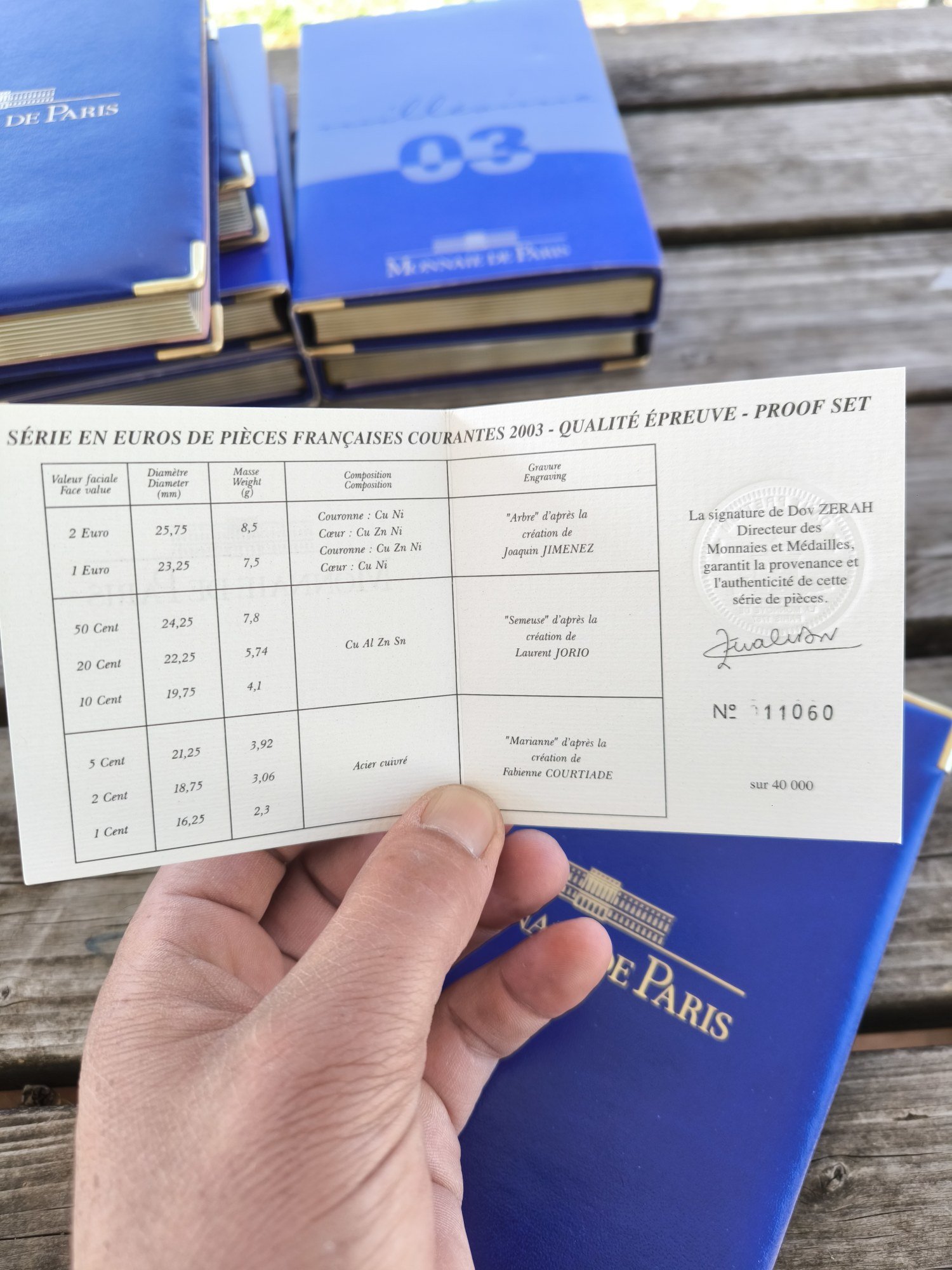 Coffret BE France 2003 — Série Euros Qualité Belle Épreuve (Proof Set), Monnaie de Paris - Image 3