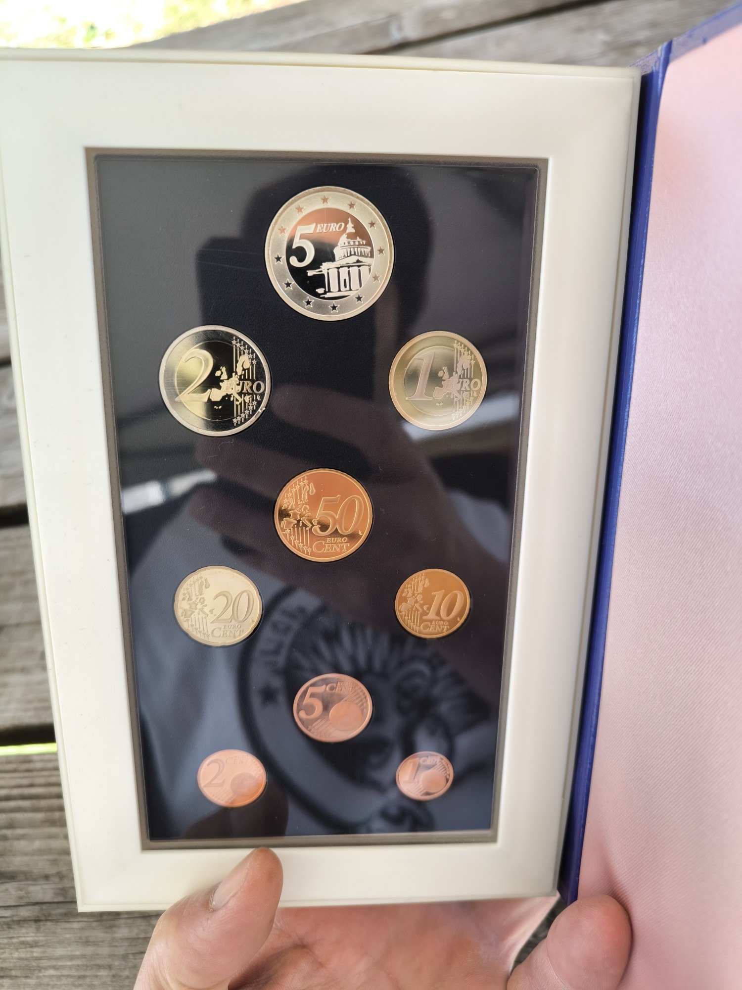 Coffret BE France 2005 — Série Euros Belle Épreuve avec Pièce 5 € Argent, Monnaie de Paris