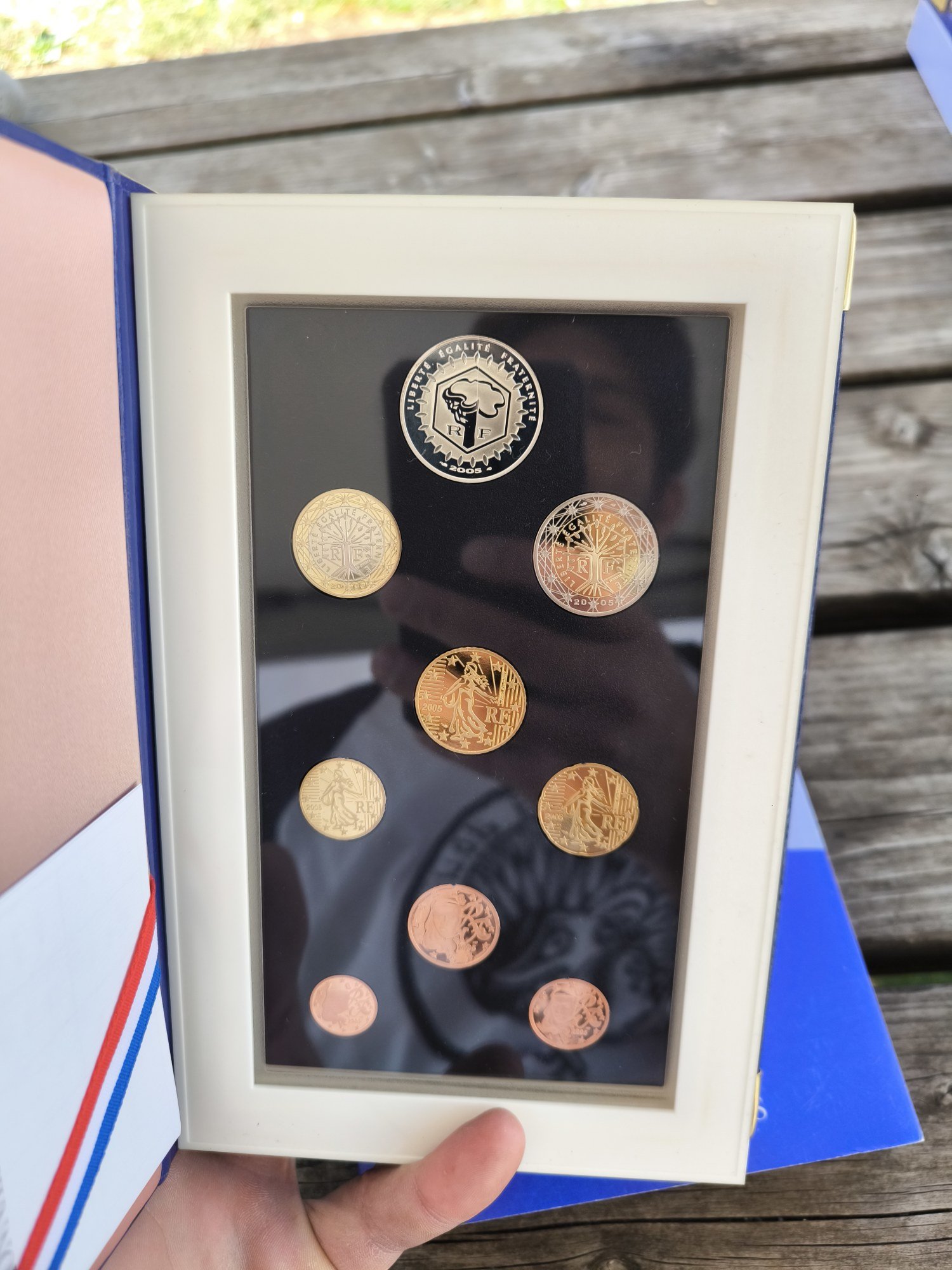 Coffret BE France 2005 — Série Euros Belle Épreuve avec Pièce 5 € Argent, Monnaie de Paris - Image 4