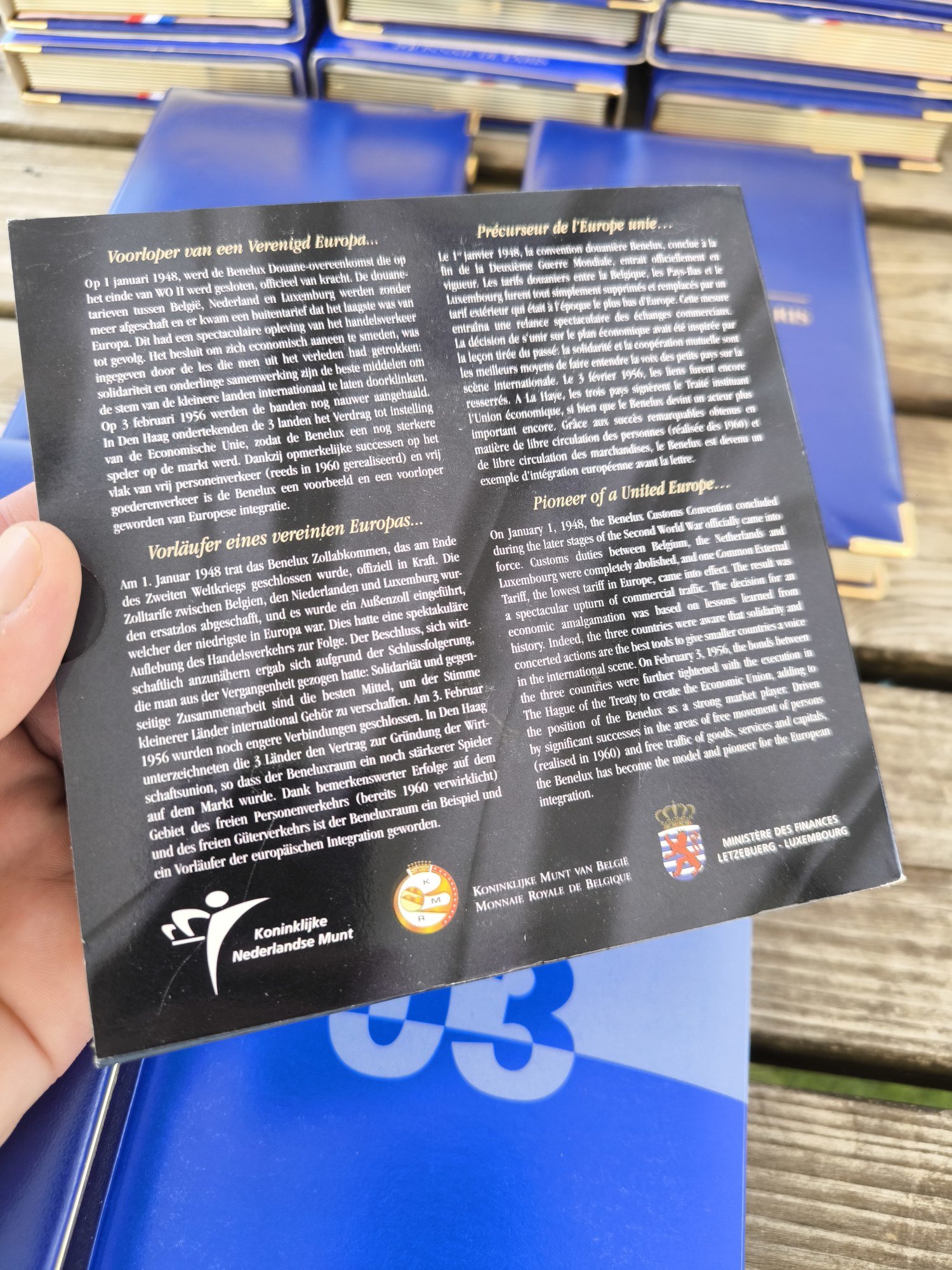 Coffret EUROSET BENELUX 2003 — Édition Officielle Commémorative Belgique / Pays-Bas / Luxembourg - Image 2