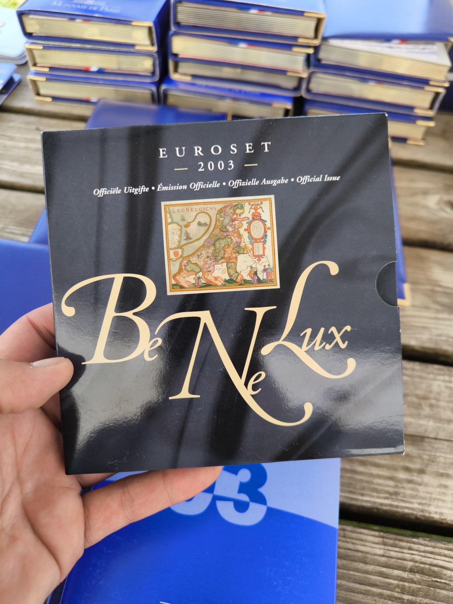 Coffret EUROSET BENELUX 2003 — Édition Officielle Commémorative Belgique / Pays-Bas / Luxembourg
