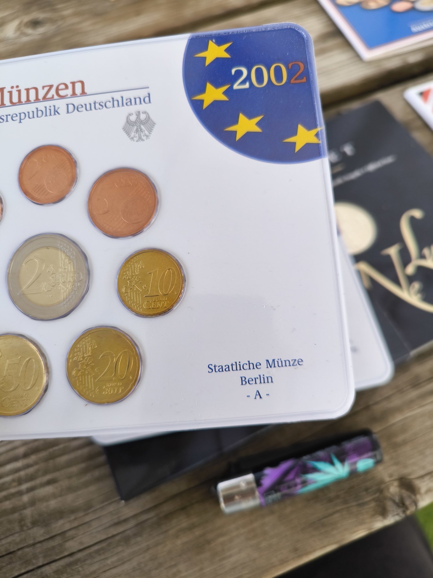 Coffret Complet Allemagne 2002 — Les 5 Ateliers de Frappe (A, D, F, G, J), Première Émission de l'Euro - Image 3