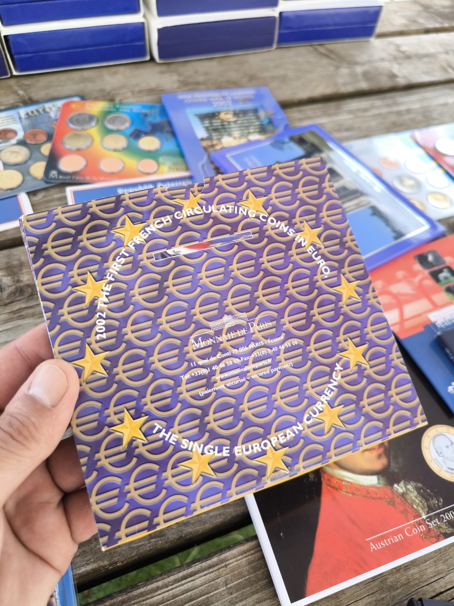 Coffret France 2002 — Premières Monnaies Courantes Françaises en Euro, Monnaie de Paris - Image 2