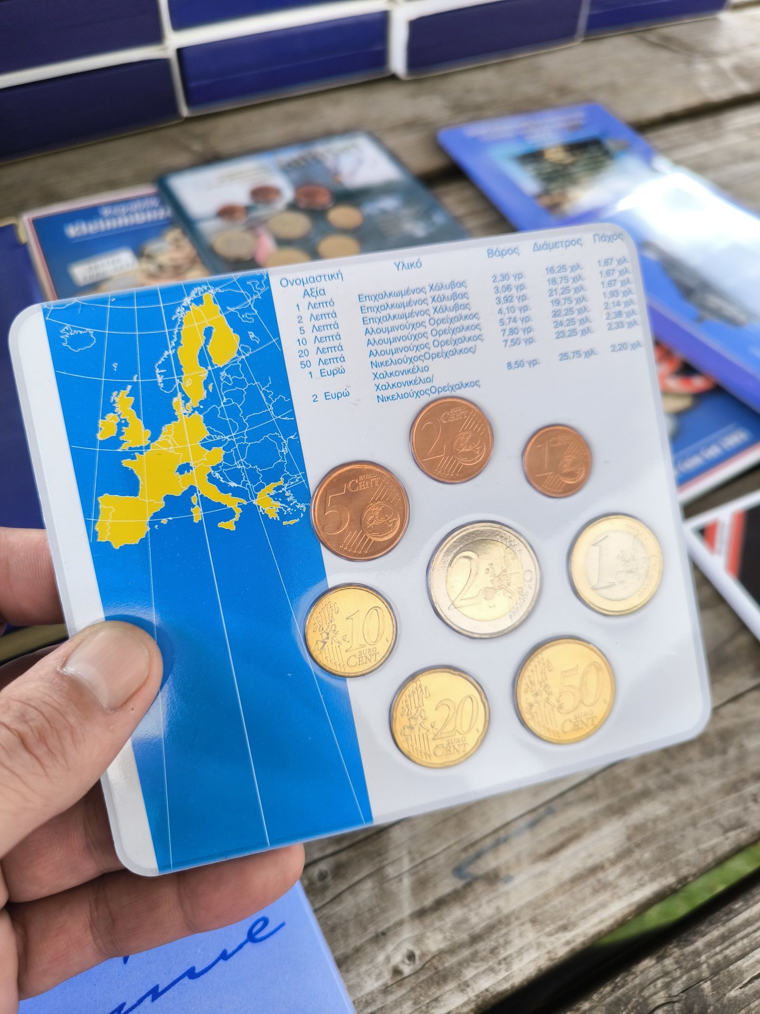 Coffret Grèce 2002 — Première Émission Officielle de l'Euro, Banque de Grèce - Image 2