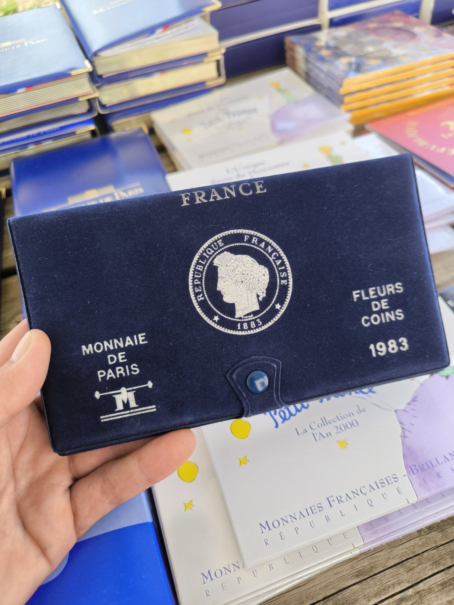 Coffret Officiel "Fleurs de Coins" 1983 Monnaie de Paris — Avec la 100 Francs Argent "Panthéon"
