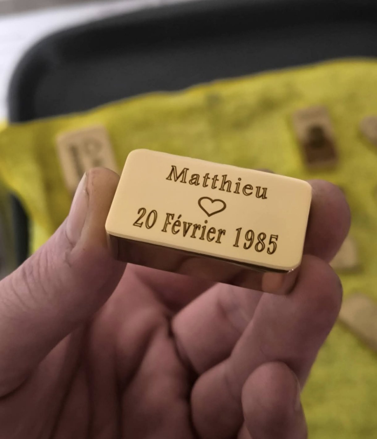 Lingot de 75g à personnaliser avec gravure laser - Image 5