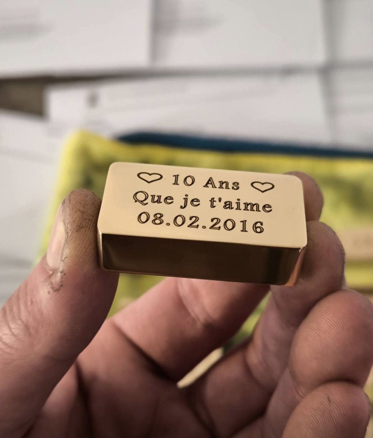 Lingot de 75g à personnaliser avec gravure laser - Image 9