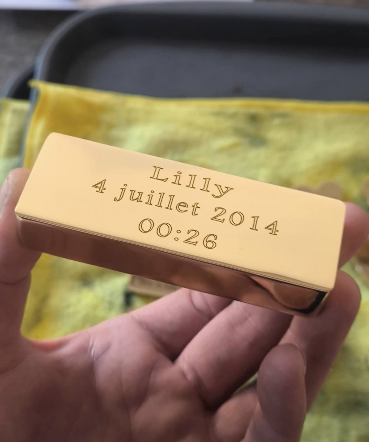 Le lingot de 500 g à personnaliser au laser - Image 2