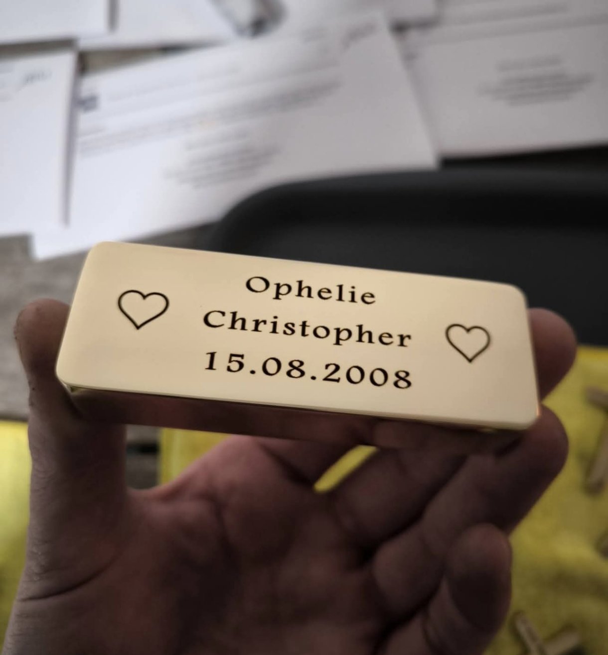 Le lingot de 500 g à personnaliser au laser - Image 5