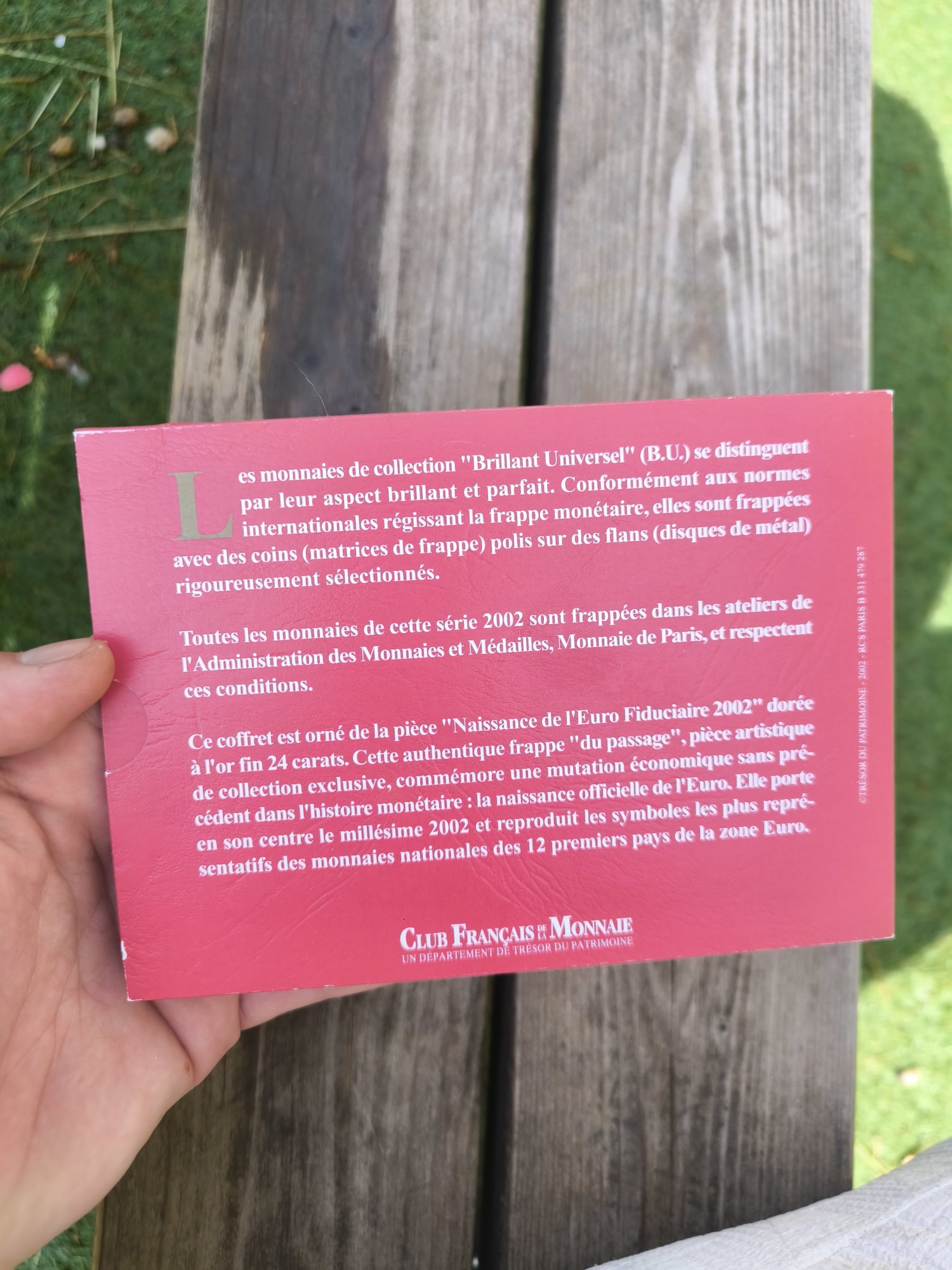 Coffret BU 2002 « La Première Année de l'Euro » – Édition Limitée Numérotée - Image 4
