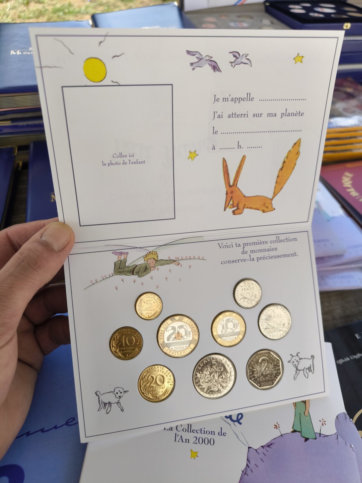 Coffret Officiel BU 2000 Monnaie de Paris – "Le Petit Prince" (Première Série - Version Vierge) - Image 3