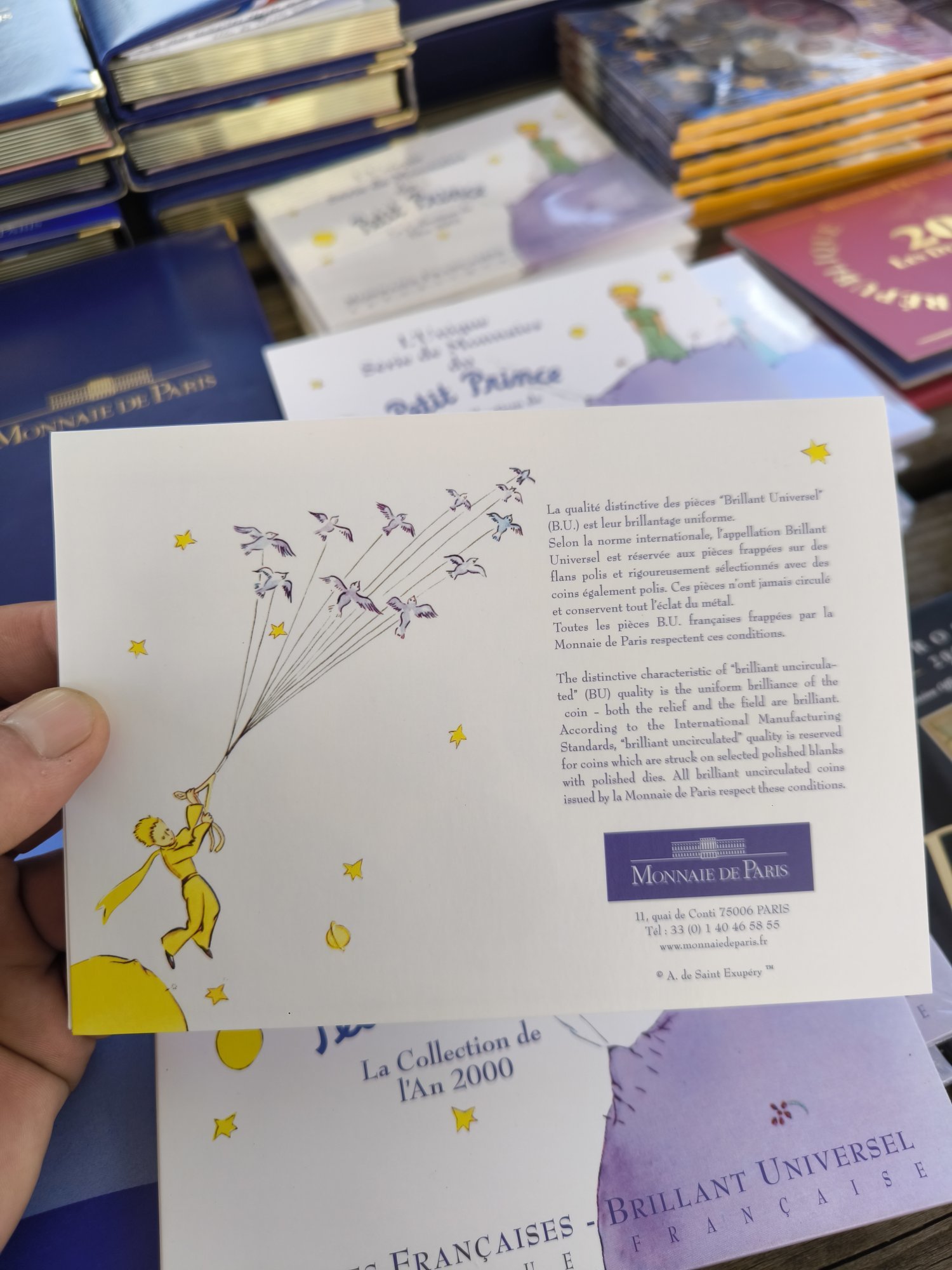 Coffret Officiel BU 2000 Monnaie de Paris – "Le Petit Prince" (Première Série - Version Vierge) - Image 4